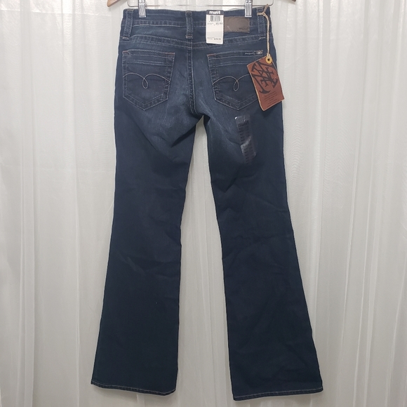 Mavi Jeans NWT Sz 27 Kay Flare Dark Wash - Picture 6 of 16